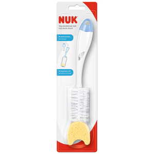 Йоржик Nuk для пляшечок з губкою 2 в 1