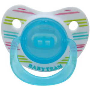 Пустышка Baby Team 3001 силиконовая ортодонтическая 0+ 1 шт