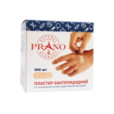 Лейкопластырь PRANO бактерицидный полимерная основа прозрачный 2,5*7,2 см №1 300