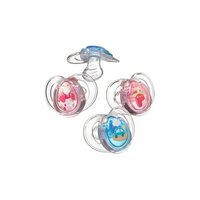 Пустышка Tommee Tippee 43320484/43320465 ортодонтическая прозрачная 9-18 мес 2 шт