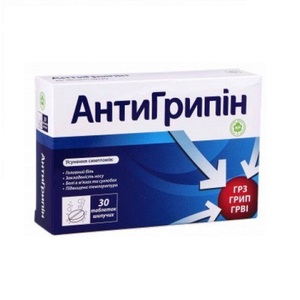 АнтиГриппин для взрослых таблетки 30 шт.
