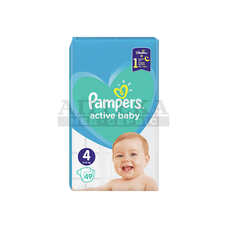 Підгузники Pampers Active Baby-Dry Maxi 9-14 кг №1 (49)