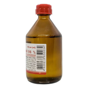 Спирт этиловый 96% р-р д/внешн. прим. фл. 100мл Лубныфарм