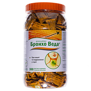 Бронхо Веда льодяники апельсин №300