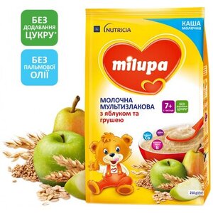 Каша Milupa мол.мультизл. з яблоком та грушею 210г