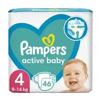 Підгузники Pampers Active Baby Maxi 9-14 кг 46шт. №1