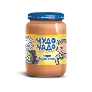 Пюре Чудо-чадо из яблок и слив 170г