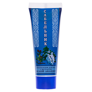 Гель-бальзам Сабельник с экстрактом белой акации для ног 75 мл
