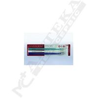 Набор Swissdent Profi зубных щеток отбеливающие мягкие бирюзовая, белая, голубая