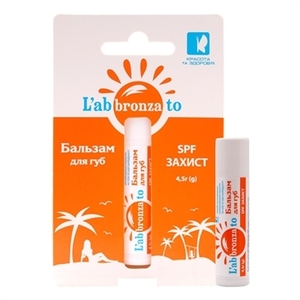 Бальзам для губ Labbronzato Spf 20-захист 4,5 г