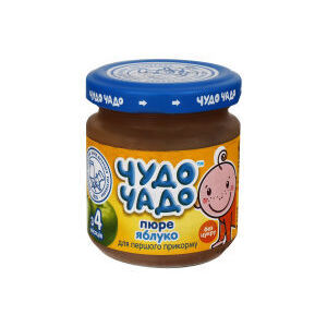 Пюре Чудо-чадо з яблук без цукру 90 г