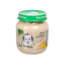 Пюре Gerber Нежные овощи с кроликом 130г