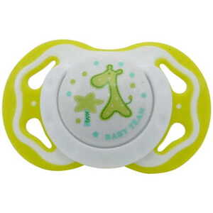 Пустушка силіконова ортодонтична Baby Team 3011 6+ 1 шт