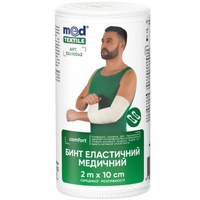 Бинт эластичный медецинский MEDTEXTILE сред.растяж, 2 м x 10 см