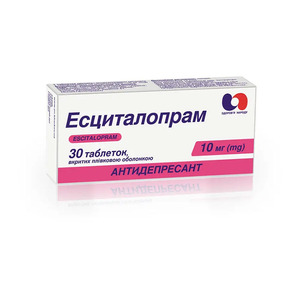 Есциталопрам табл. в/о 10мг №30