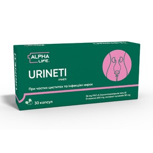 Урінеті Alpha Life капс. №30