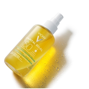 Спрей Vichy Капіталь Солей сонцезах.водний двофазний с гіалур кислотою SPF50 200мл