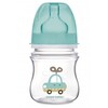 Пляшечка Canpol з широким отвором антиколікова Easystart - Кольорові звірята 35/205 120 мл
