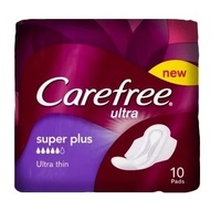 Прокладки Carefree ultra super plus №10