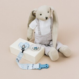 Пустышка Canpol 22/648 силиконовая симметричная BONJOUR PARIS 6-18 м 2шт синяя