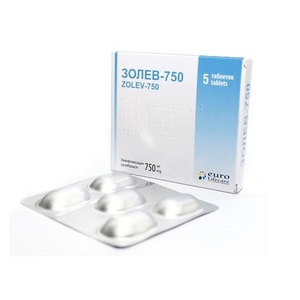 Левофлоксацин евро таблетки по 750 мг 5 шт.