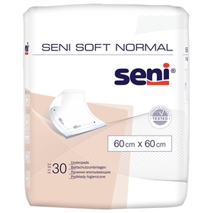 Пеленки SENI Soft Normal впитывающие 60х60см №30