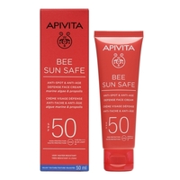 Крем Apivita Bee Sun Safe солнцезащитный п/пигм.пятен и защ.от старения д/лица SPF50 50мл
