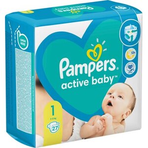 Підгузники Pampers BABY-DRY PLUS Newborn №27