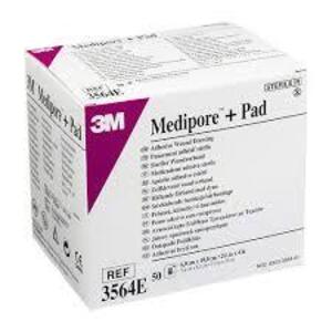 Повязка адгез.д/закр.ран 6смх10см (3564Е) Medipore+Pad