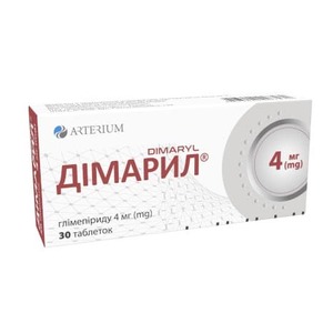 Димарил табл. 4мг №30