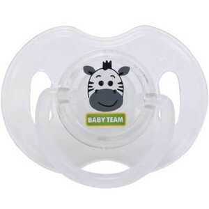 Пустышка Baby Team 3102 силиконовая ортодонтическая 6+ TRITAN-пластик