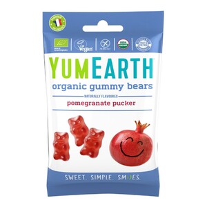 Цукерки жувальні ведмедики гранат органічні YumEarth 50г