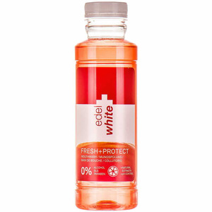Ополаскиватель Edel White ротовой полости Свежесть + Защита 400мл