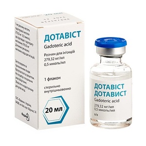 Дотавист раствор для инъекций 279,32 мг/мл (0,5 ммоль/мл) по 20 мл во флаконе 1 шт.