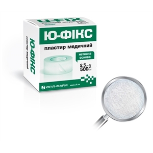 Лейкопластырь Ю-ФИКС н/ткан. основа катушка 2,5см*500см №1