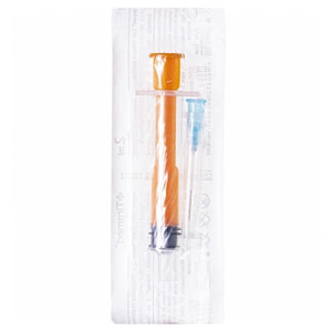 Шприц 3-х комп. с 1-й иглой 23G (0,6х25мм) 2мл №1 Tiramed