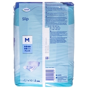 Підгузки TENA для дорослих Slip Plus Medium 73-122 см №10