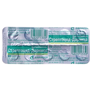 Стрептоцид-Дарница таблетки по 300 мг 10 шт.