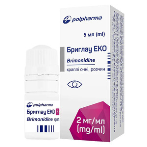 Бриглау Эко капли глаз.р-р 2мг/мл 5мл №1 фл.-кап.