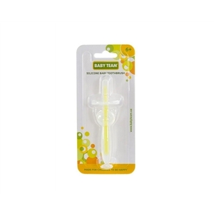 Зубная щетка Baby Team 7205 силиконовая на присоске