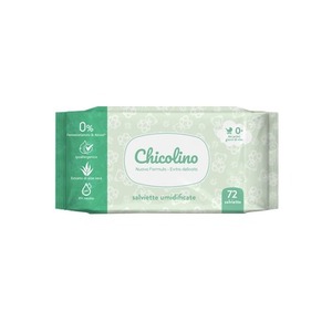 Серветка волога Chicolino для дорослих і дітей алоє вера 72шт з клапаном