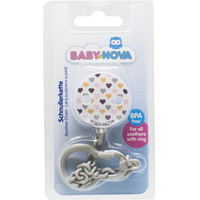 Прищіпка Baby-nova з ланцюжком для пустушки Серце