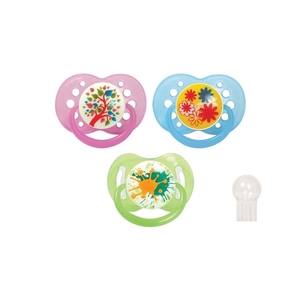 Пустышка Lindo А031 силиконовая круглая 0-6 мес