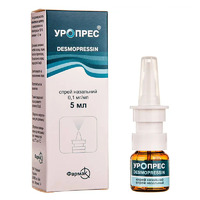 Уропресс спрей назальный 0.1 мг/мл по 5 мл во флаконе 1 шт.