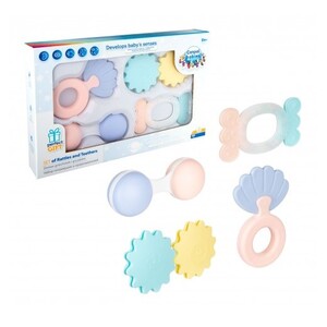 Набор Canpol 79/401 первых погремушек Pastel