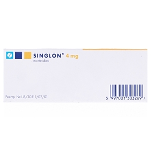 Синглон таблетки по 4 мг 28 шт. (7х4)