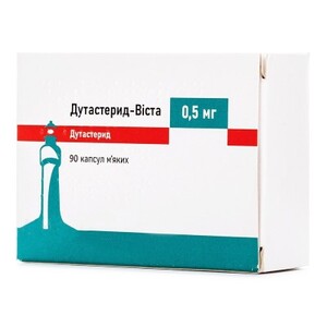 Дутастерид-Виста капсулы по 0.5 мг 90 шт. (10х9)