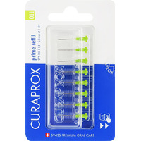 Набор ершиков Curaprox межзубных Prime Refill CPS 011-8шт Зеленый лайм