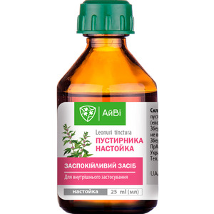 Пустырника настойка 25мл ТМ АйВи