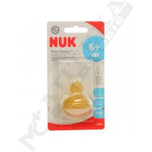 Соска Nuk First Choice Plus 10713255 Антиколиковая латексная с бол.отвер. р2